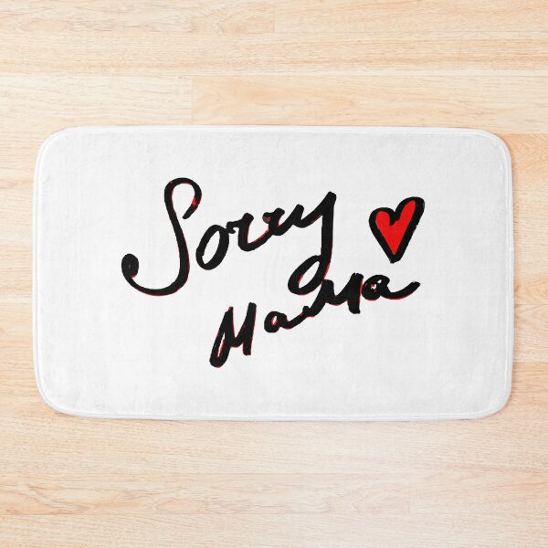 Item preview, Sorry Mama Handwritten Heart Script Design designed and sold by SouthPrint.