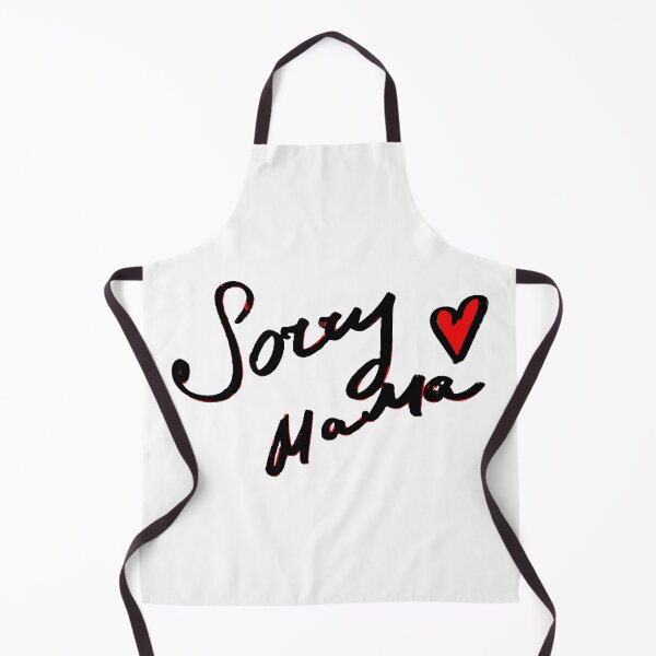 Item preview, Sorry Mama Handwritten Heart Script Design designed and sold by SouthPrint.