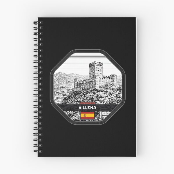 Item preview, Villena Spain Linocut Style  designed and sold by Thistle-TShop.