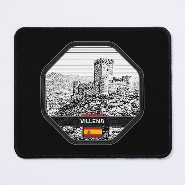Item preview, Villena Spain Linocut Style designed and sold by Thistle-TShop.