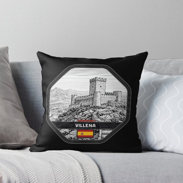 Item preview, Villena Spain Linocut Style  designed and sold by Thistle-TShop.