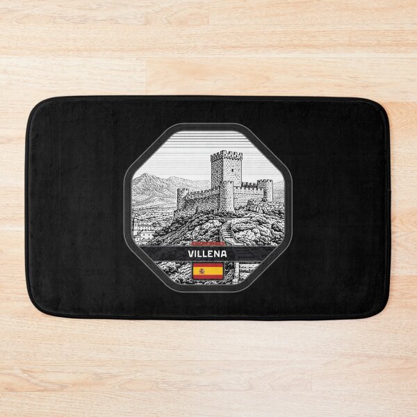Item preview, Villena Spain Linocut Style  designed and sold by Thistle-TShop.