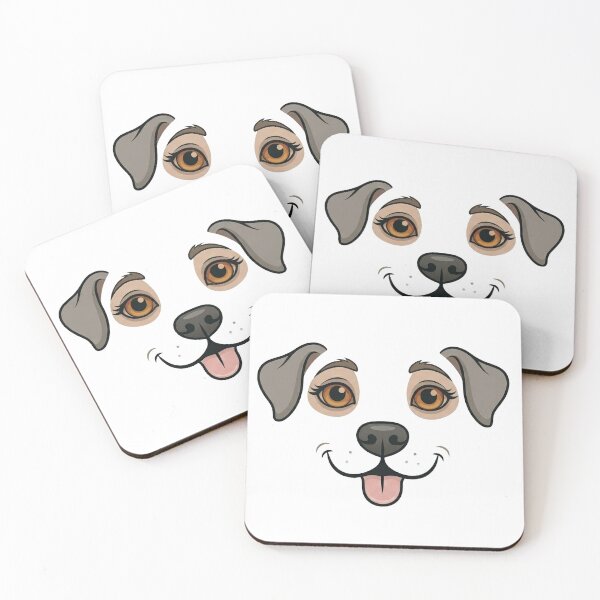 Item preview, Playful Golden-Eyed Dog Portrait designed and sold by NoraStudioArt.