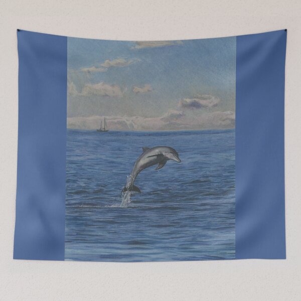 Item preview, Jumping Dolphin designed and sold by ISEriksonartist.
