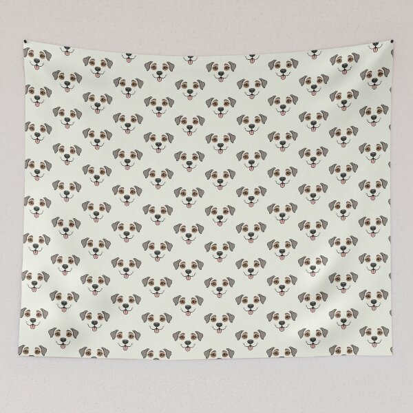 Item preview, Playful Golden-Eyed Dog Portrait designed and sold by NoraStudioArt.