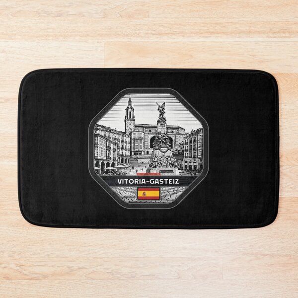 Item preview, Vitoria-Gasteiz Spain Linocut Style  designed and sold by Thistle-TShop.