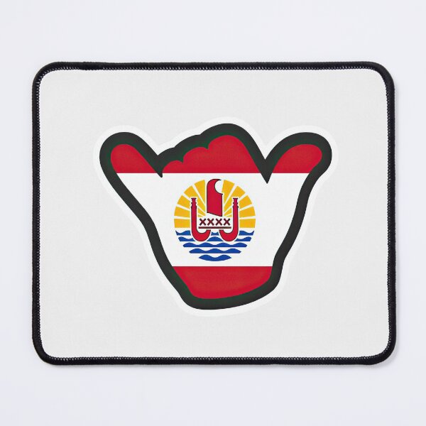 Item preview, French Polynesia Shaka Flag designed and sold by ShakaLife.org.