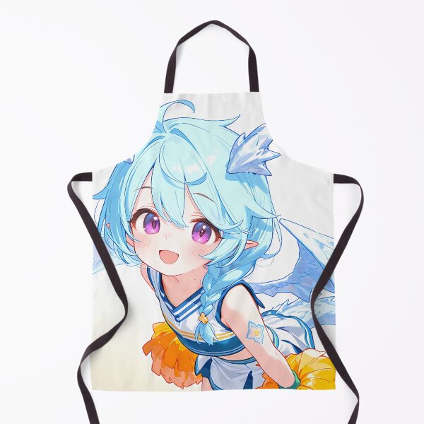 Item preview, Shefi Princess Connect Cute Blue Cheer Dragon Smile designed and sold by SuperTeamCanada.