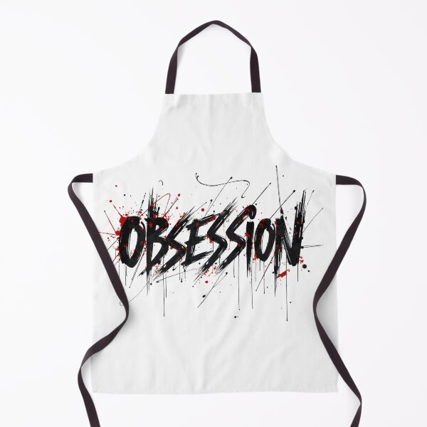 Item preview, Obsession | Dark Grunge Brush Typography Streetwear Design designed and sold by Vvmd.