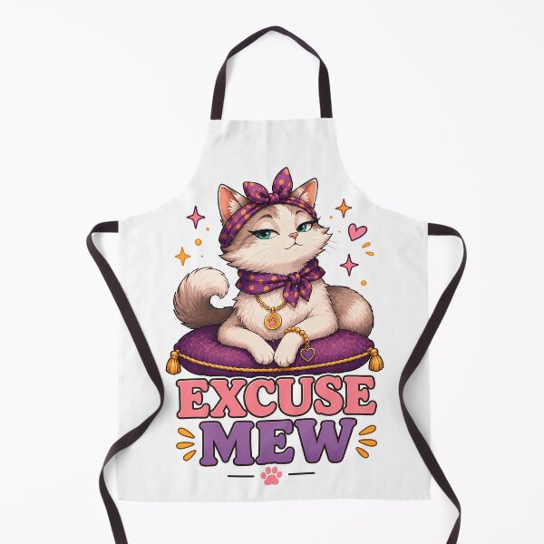 Item preview, Excuse Mew Funny Cat Sticker designed and sold by MoodCats.