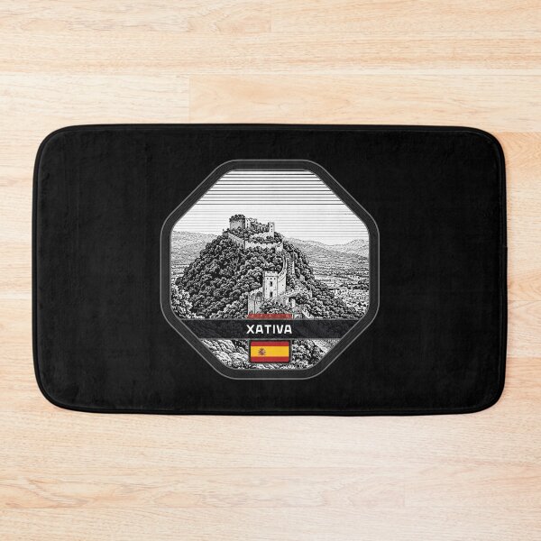 Item preview, Xativa Spain Linocut Style  designed and sold by Thistle-TShop.