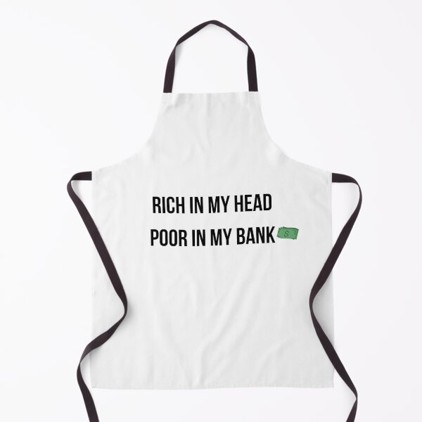 Item preview, Rich In My Head Poor In My Bank Funny Relatable Shirt designed and sold by NightScroll.