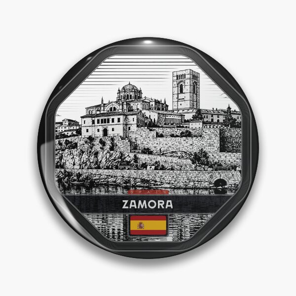 Item preview, Zamora Spain Linocut Style  designed and sold by Thistle-TShop.