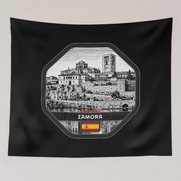 Item preview, Zamora Spain Linocut Style  designed and sold by Thistle-TShop.