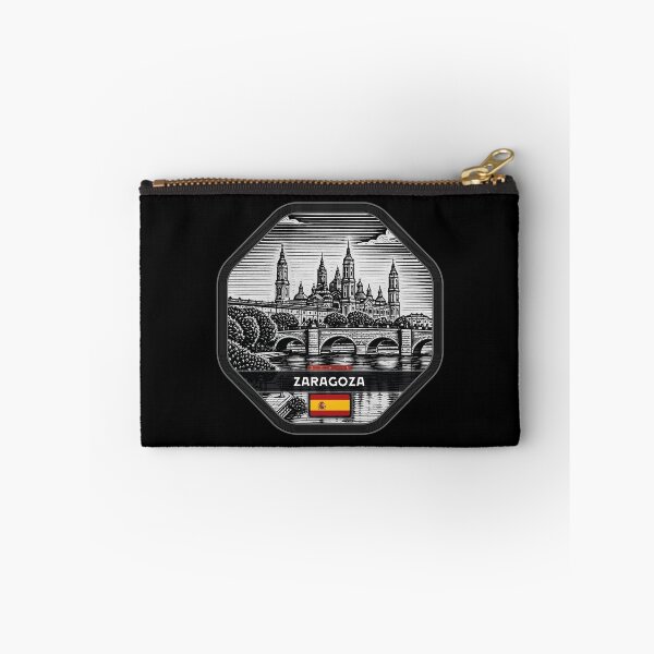 Item preview, Zaragoza Spain Linocut Style  designed and sold by Thistle-TShop.