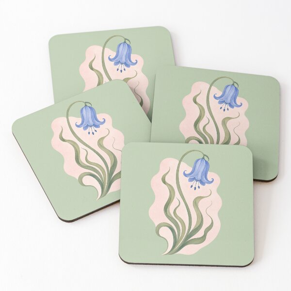Item preview, Watercolor Bluebell Botanical Illustration designed and sold by MeatyTees.