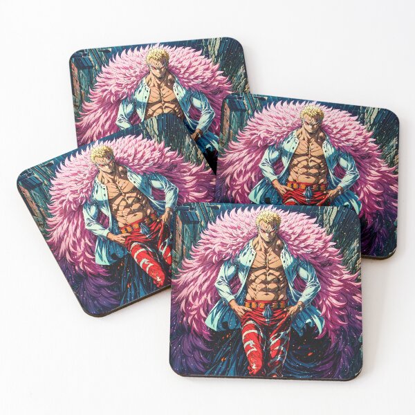 Item preview, Donquixote Doflamingo One Piece Dark Alley Feather Walk designed and sold by justnickthings.