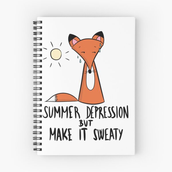 Item preview, Funny Summer Depression Sweaty Fox Meme designed and sold by DesignFreakArt.