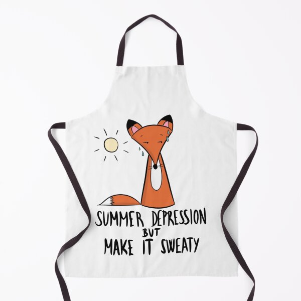 Item preview, Funny Summer Depression Sweaty Fox Meme designed and sold by DesignFreakArt.