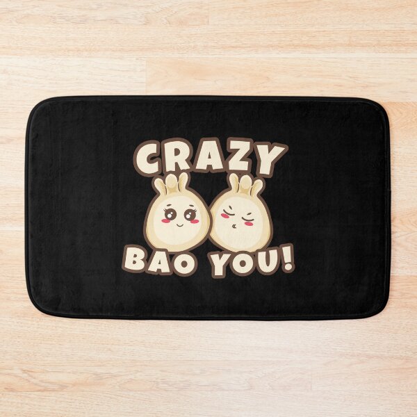 Item preview, Kissing bao buns cute couple “Crazy Bao you!”  designed and sold by messy-nessie.