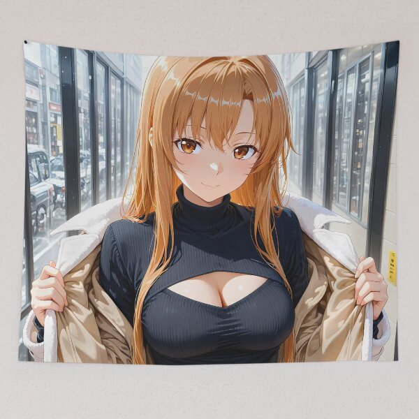 Item preview, Asuna Sword Art Online Winter Street Fashion Glow designed and sold by justnickthings.