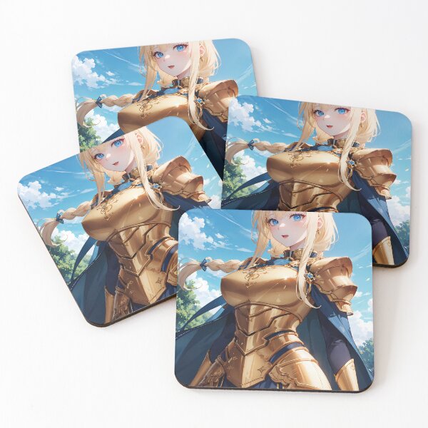 Item preview, Alice Zuberg Sword Art Online Golden Knight Sky Portrait designed and sold by justnickthings.