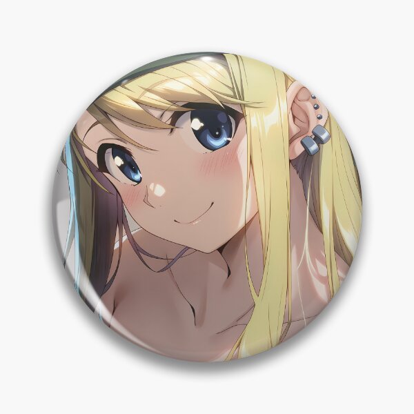Item preview, Winry Rockbell Fullmetal Alchemist Green Bandana Closeup Charm designed and sold by justnickthings.