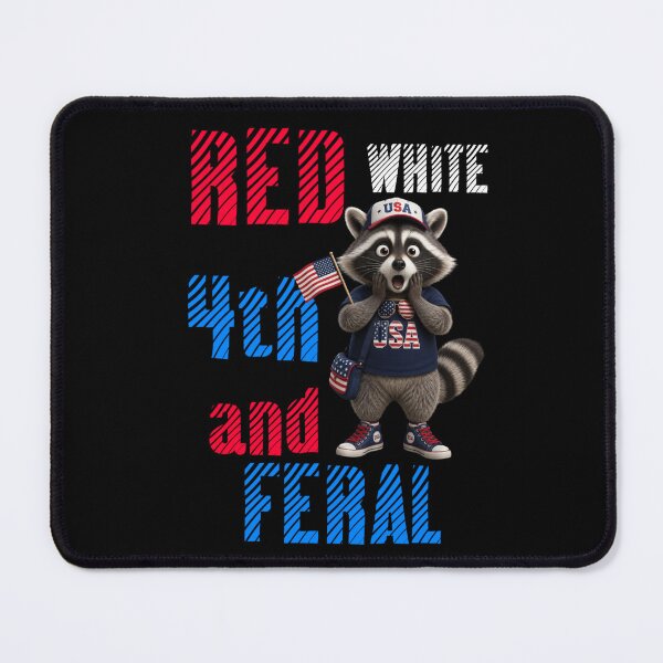 Item preview, Red White and Feral 4th of July  designed and sold by TheEndDesign.
