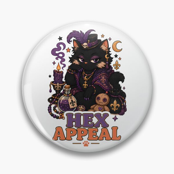 Item preview, Hex Appeal Witchy Black Cat Sticker designed and sold by MoodCats.