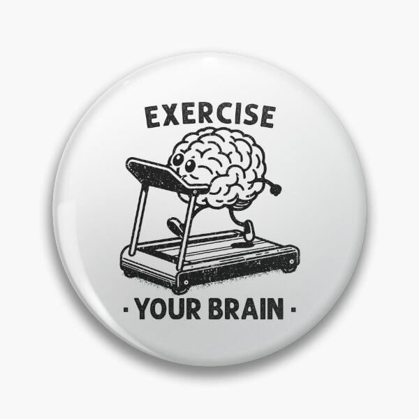 Item preview, Exercise Your Brain - Exercising Brain Funny Saying designed and sold by agniaxelvano.