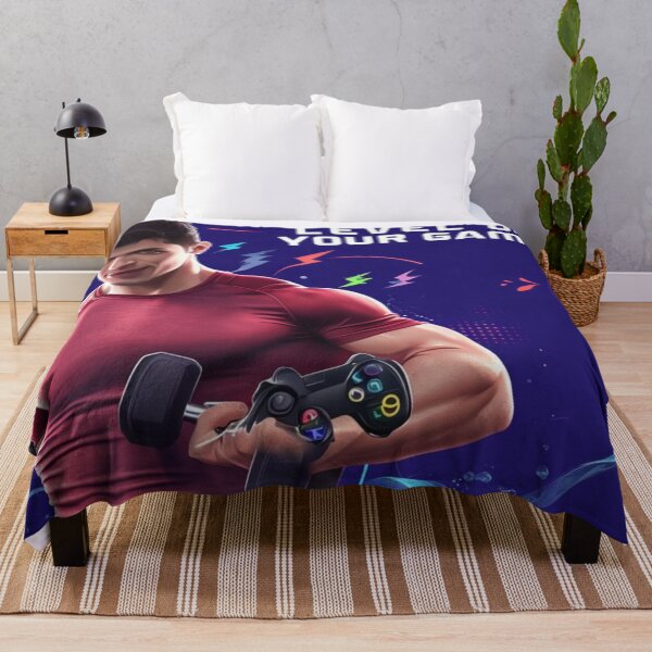 Item preview, Level Up Your Game Gamer Fitness Workout Art  designed and sold by maplesoulkiller.