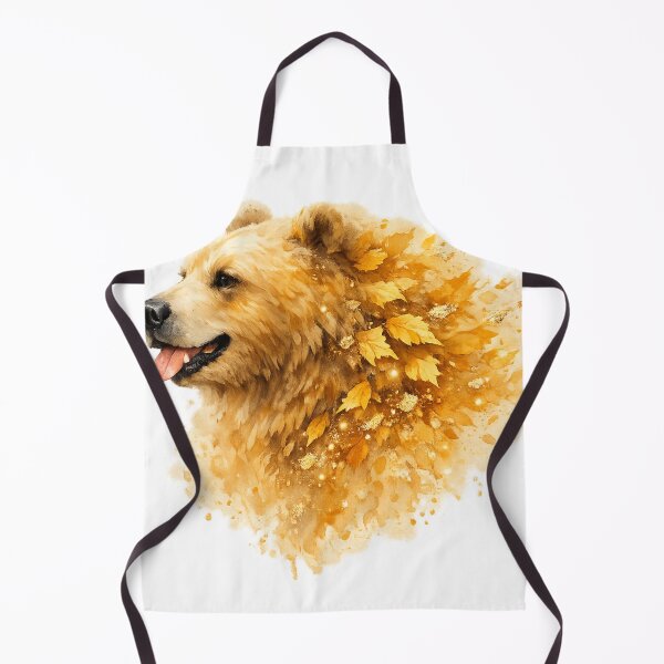 Item preview, Mystical Forest Bear Spirit Autumn Watercolor Art designed and sold by tineldesign.
