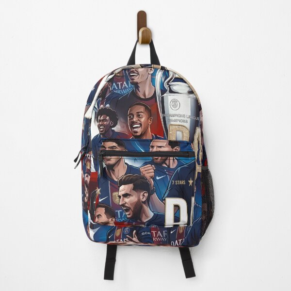 Item preview, PSG Back 2 Back UCL Champions Poster designed and sold by Curative Art.