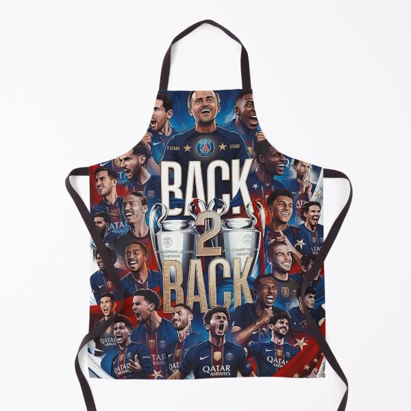 Item preview, PSG Back 2 Back UCL Champions Poster designed and sold by Curative Art.