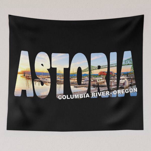 Item preview, ASTORIA Columbia River Oregon - West Basin Marina Sunset Rays designed and sold by Adam Gormley.