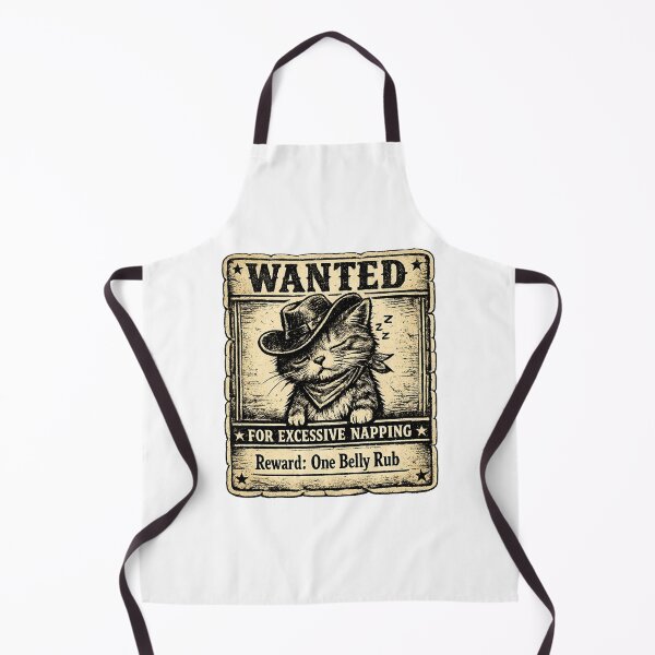 Item preview, Wanted For Excessive Napping Cat | Funny Outlaw Kitty designed and sold by CozyNekoClub.