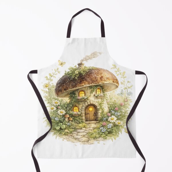 Item preview, Porcini Mushroom Cottage Cottagecore Forest Magic Art designed and sold by CalmCapy Co.