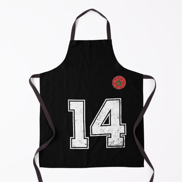 Item preview, Morocco Soccer Number 14 Vintage Sports Fan designed and sold by OliviaHayesArt.