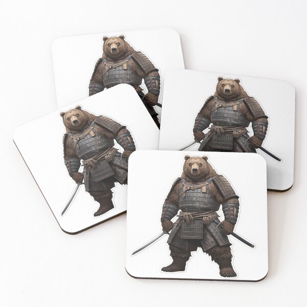Item preview, Samurai Bear Ronin — Japanese Dark Warrior Art designed and sold by Tokyo Neo Noir Collective .