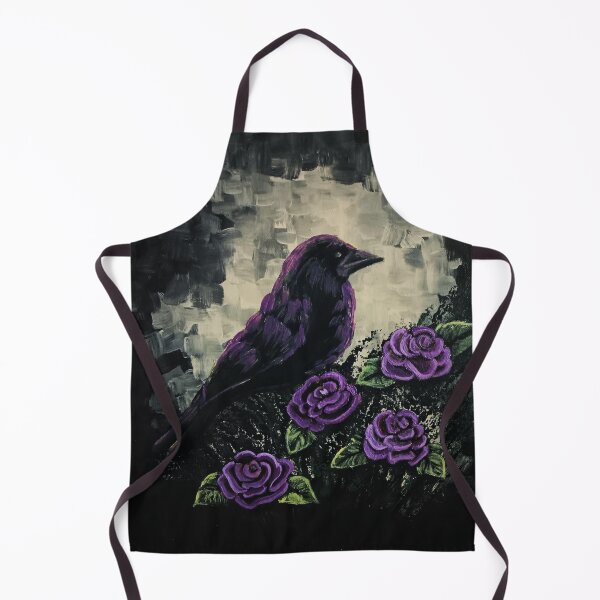 Item preview, Crow Among Velvet Roses designed and sold by ArtistsAtticWI.
