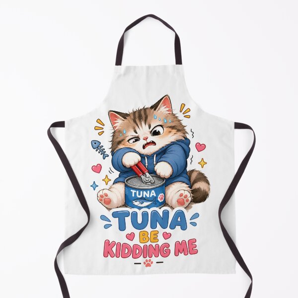 Item preview, Tuna Be Kidding Me Funny Cat Sticker designed and sold by MoodCats.