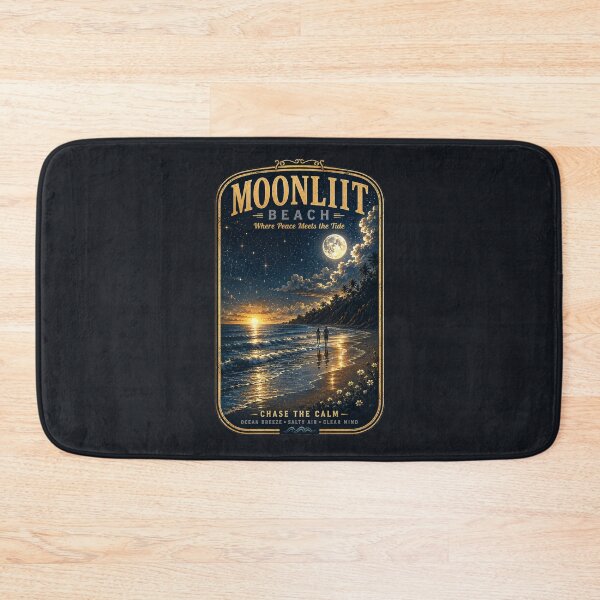 Item preview, Moonlit Beach — Chase the Calm designed and sold by Sanctum Icons.