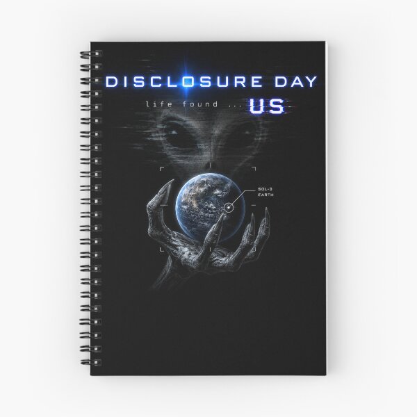 Item preview, Disclosure Day – Life Found... US | Alien Holding Earth Sci-Fi Glitch Design designed and sold by Extravanganzza.