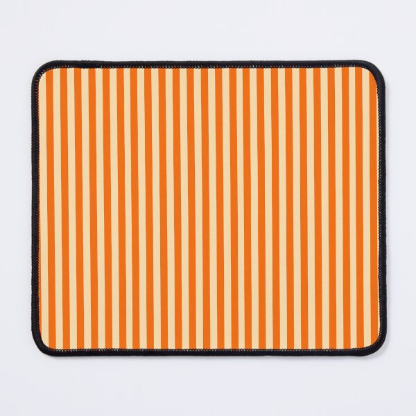 Item preview, Orange and Cream Vertical Stripes | Retro Minimalist Orange Stripe Pattern | Mid-Century Modern Orange and Cream | Warm Summer Aesthetic Stripe Design | Classic Vertical Pinstripe Pattern designed and sold by VivaFy.