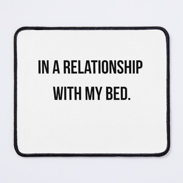 Item preview, In A Relationship With My Bed Funny Sleep Lover Shirt designed and sold by NightScroll.
