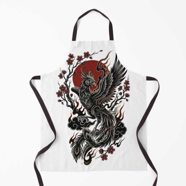 Item preview, Phoenix with Sakura Japanese Tattoo designed and sold by Irezumiya.