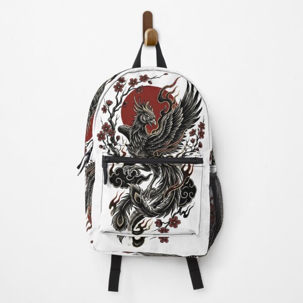 Item preview, Phoenix with Sakura Japanese Tattoo designed and sold by Irezumiya.