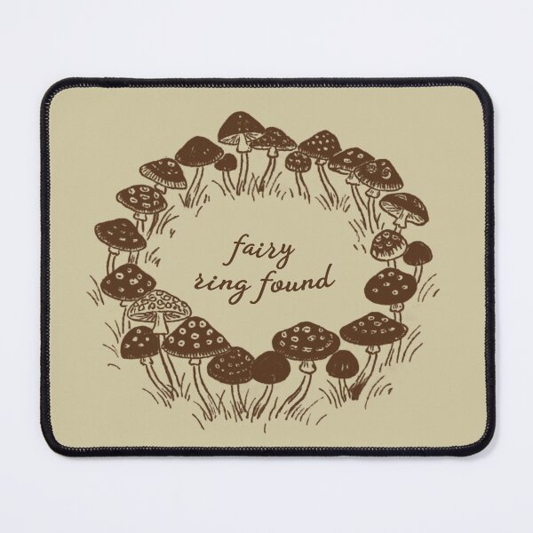 Item preview, Fairy Ring Found — Mushroom Circle Vintage Illustration | Cottagecore Goblincore Nature Sticker designed and sold by ArtofDari.