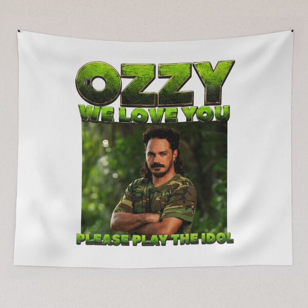 Item preview, "We Love You" Ozzy Survivor Fans - Please Play The Idol  designed and sold by WSTRap.