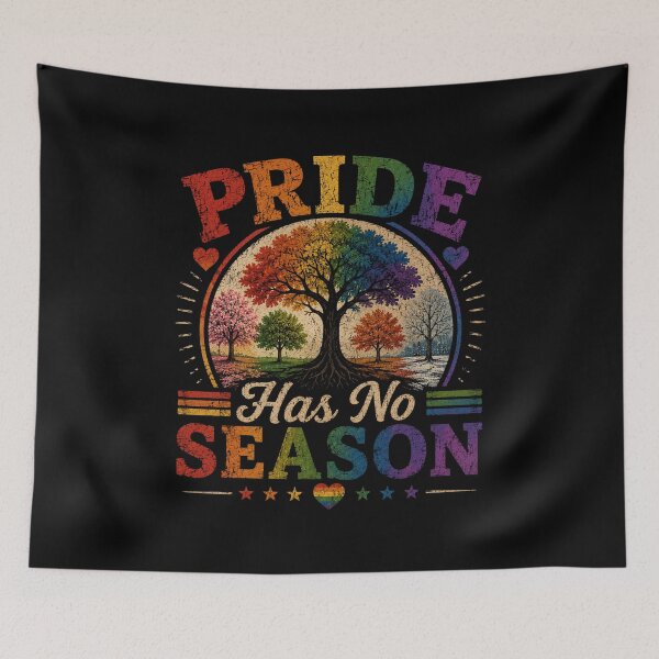 Item preview, Pride Has No Season | LGBTQ Rainbow Tree Design designed and sold by RJACreative.